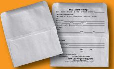 donation envelopes for nonprofit|Not For Profit Printing .